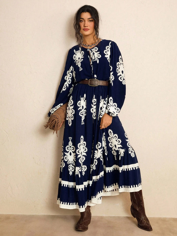 Rochie maxi SHEIN, albastru