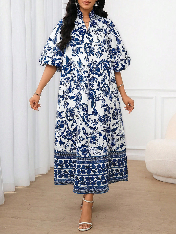 Rochie maxi SHEIN, albastru