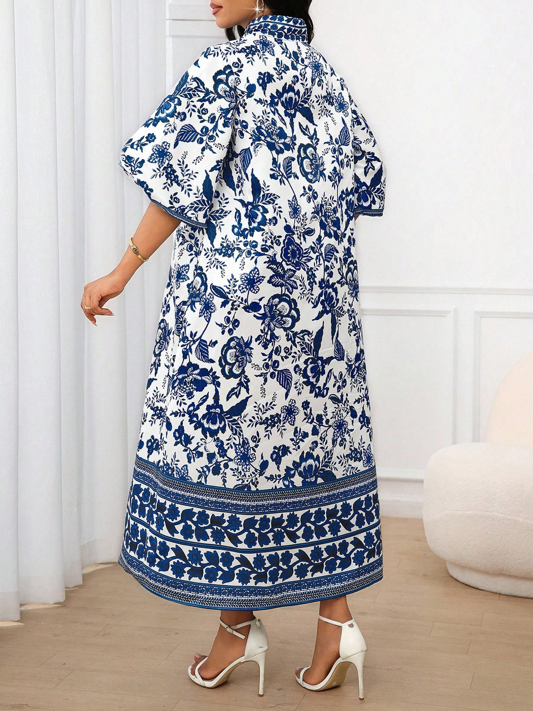 Rochie maxi SHEIN, albastru