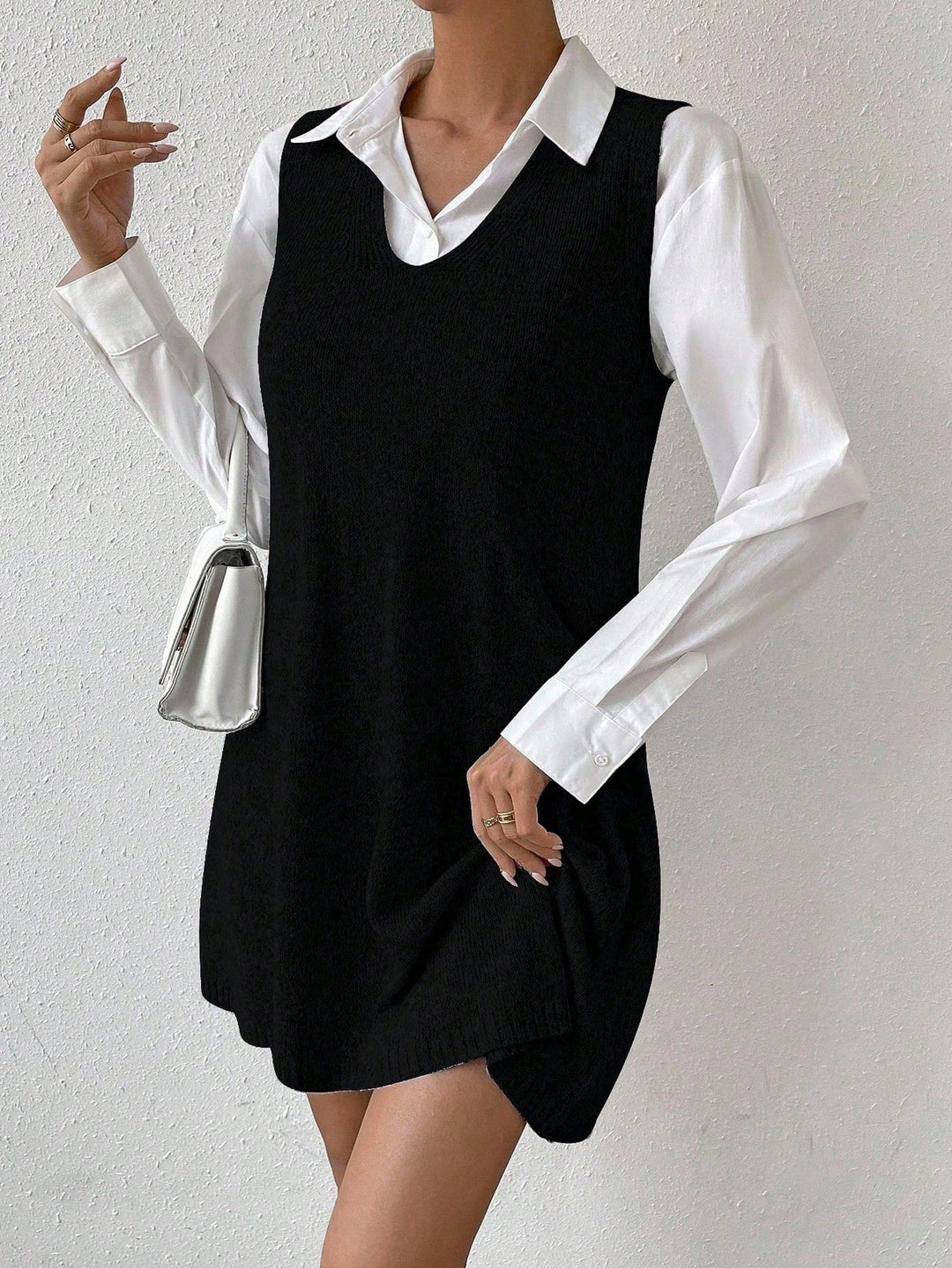 Rochie mini SHEIN, negru