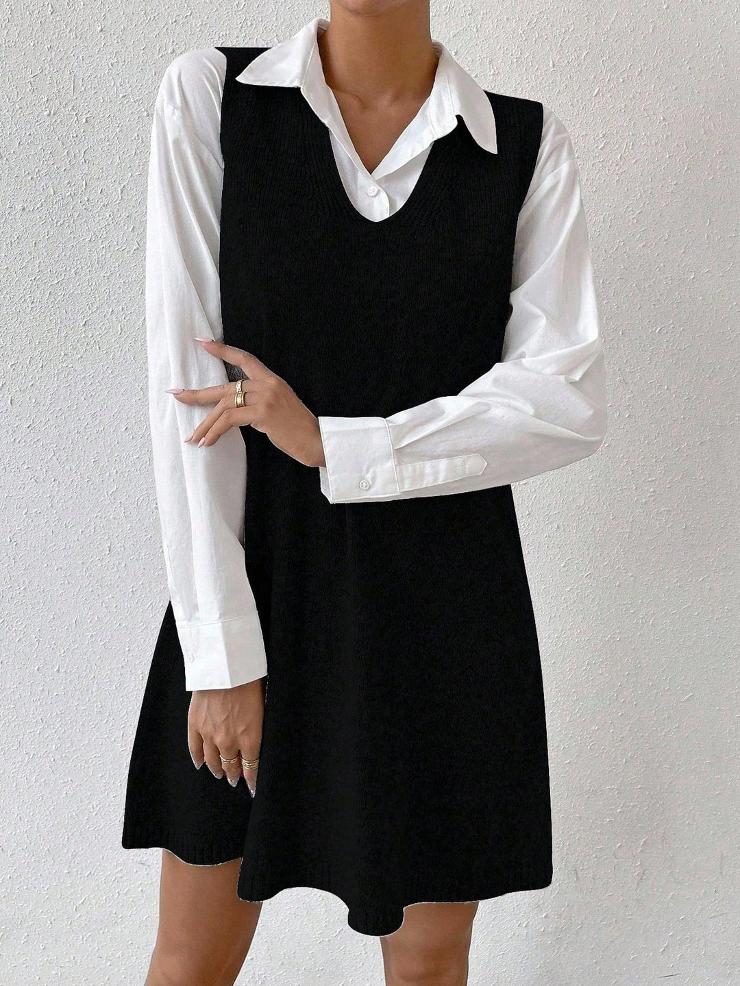 Rochie mini SHEIN, negru