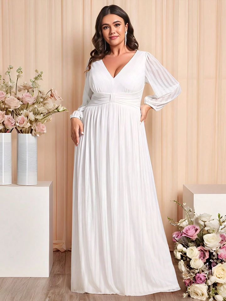 Rochie maxi SHEIN, alb