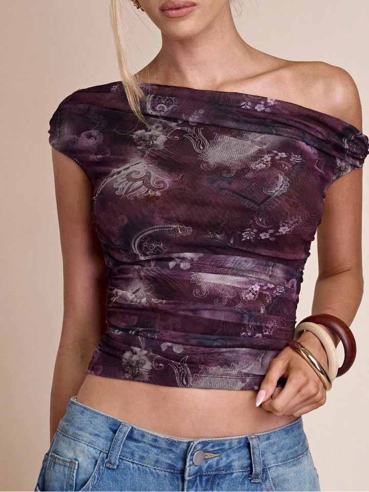 Top Shein, mix culori