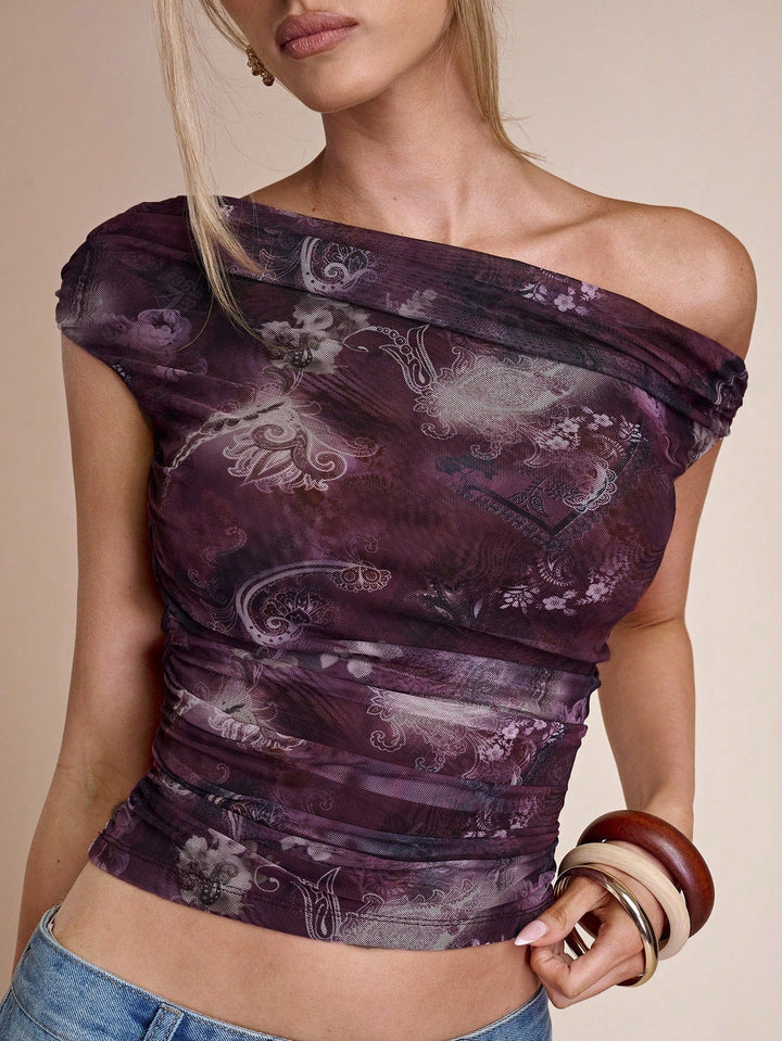 Top Shein, mix culori