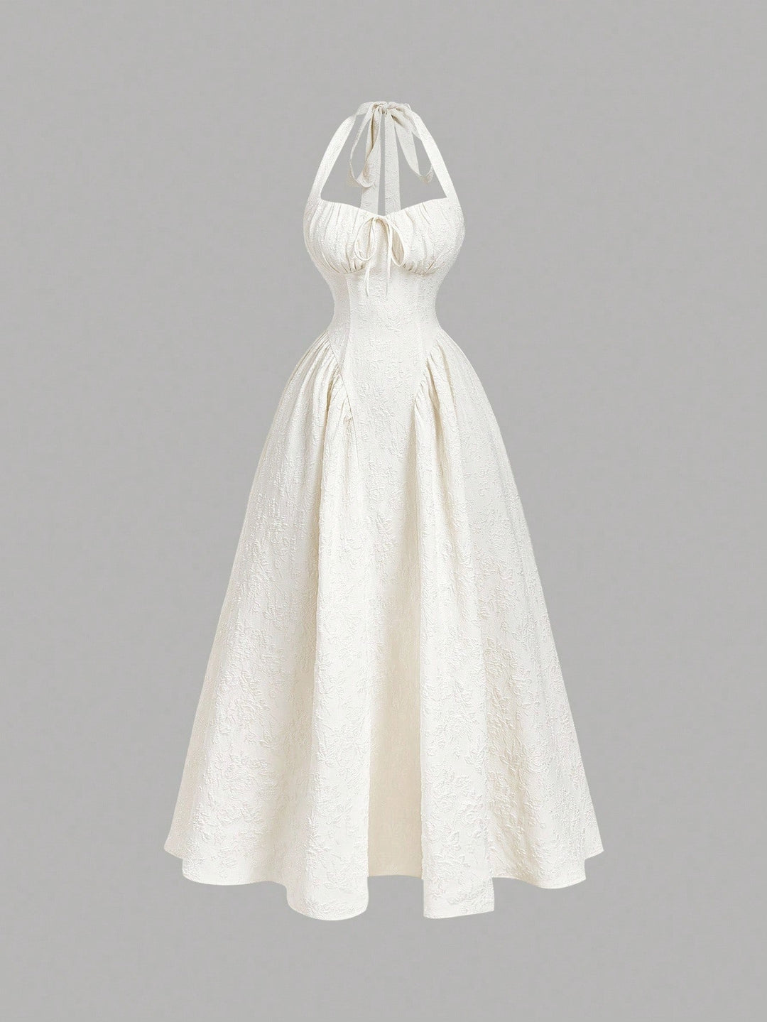 Rochie maxi SHEIN, crem