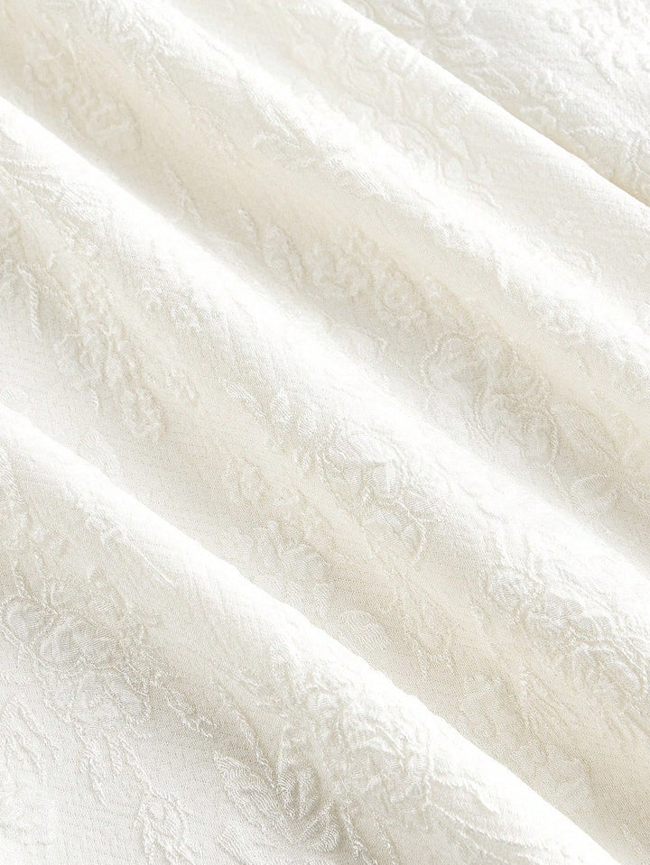 Rochie maxi SHEIN, crem