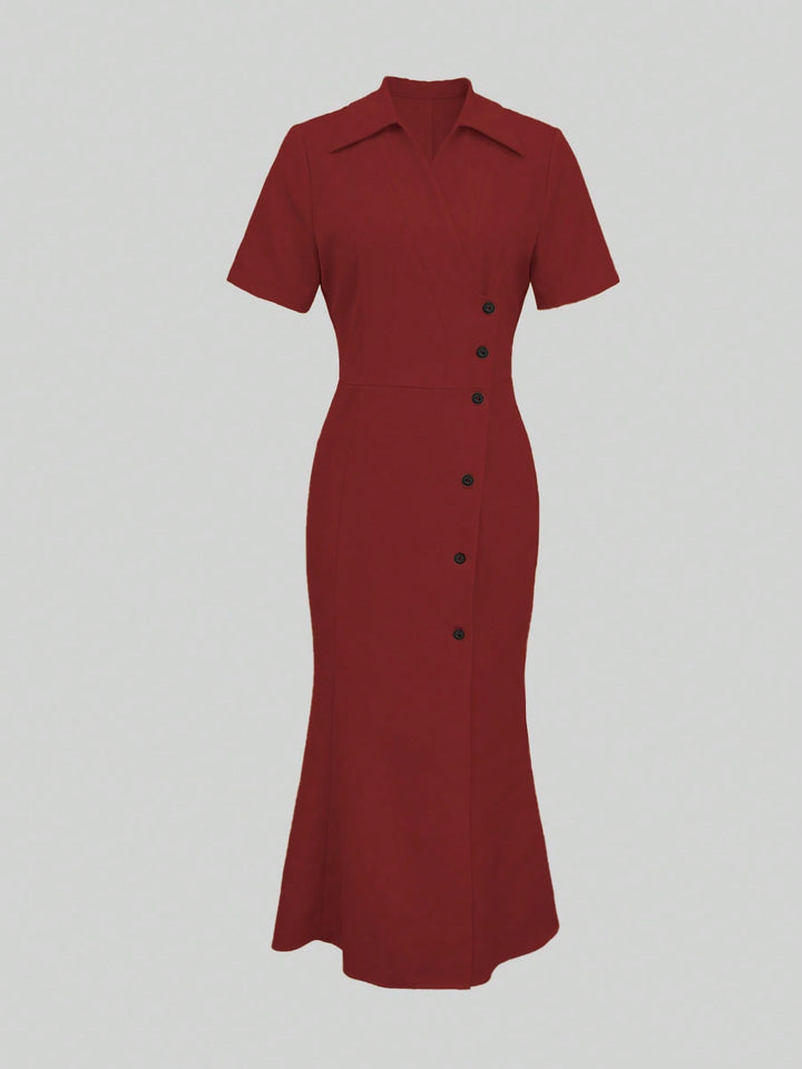 Rochie maxi SHEIN, vișiniu