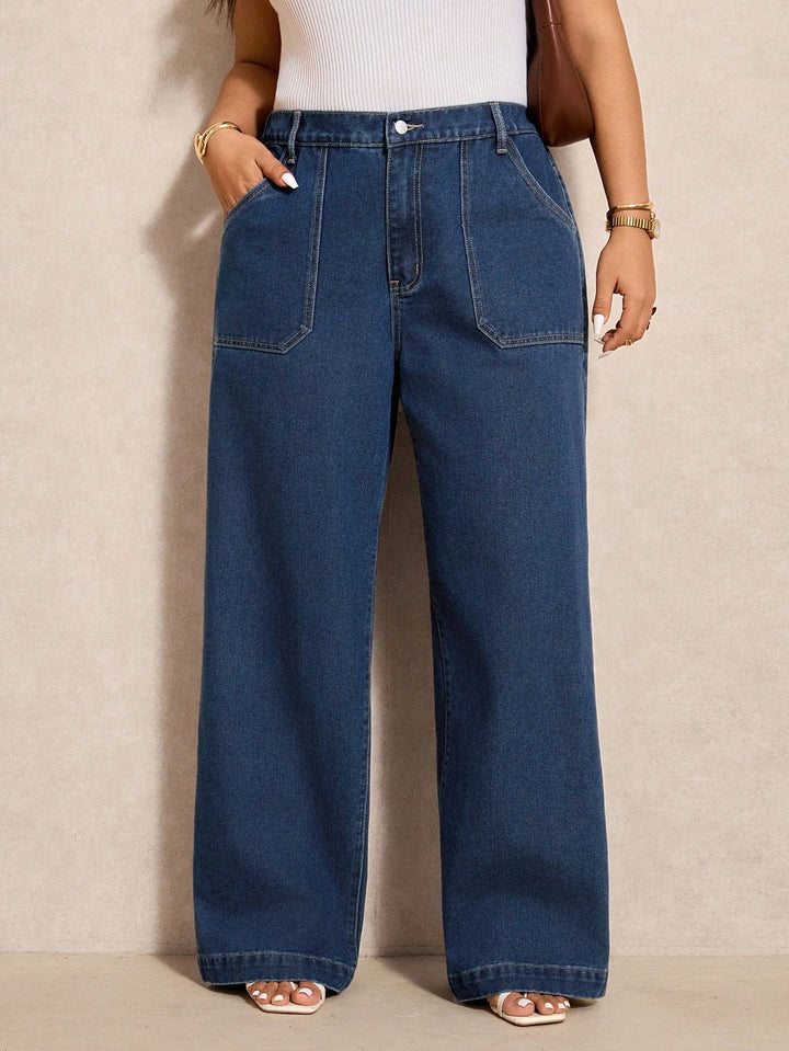 Jeans SHEIN, albastru
