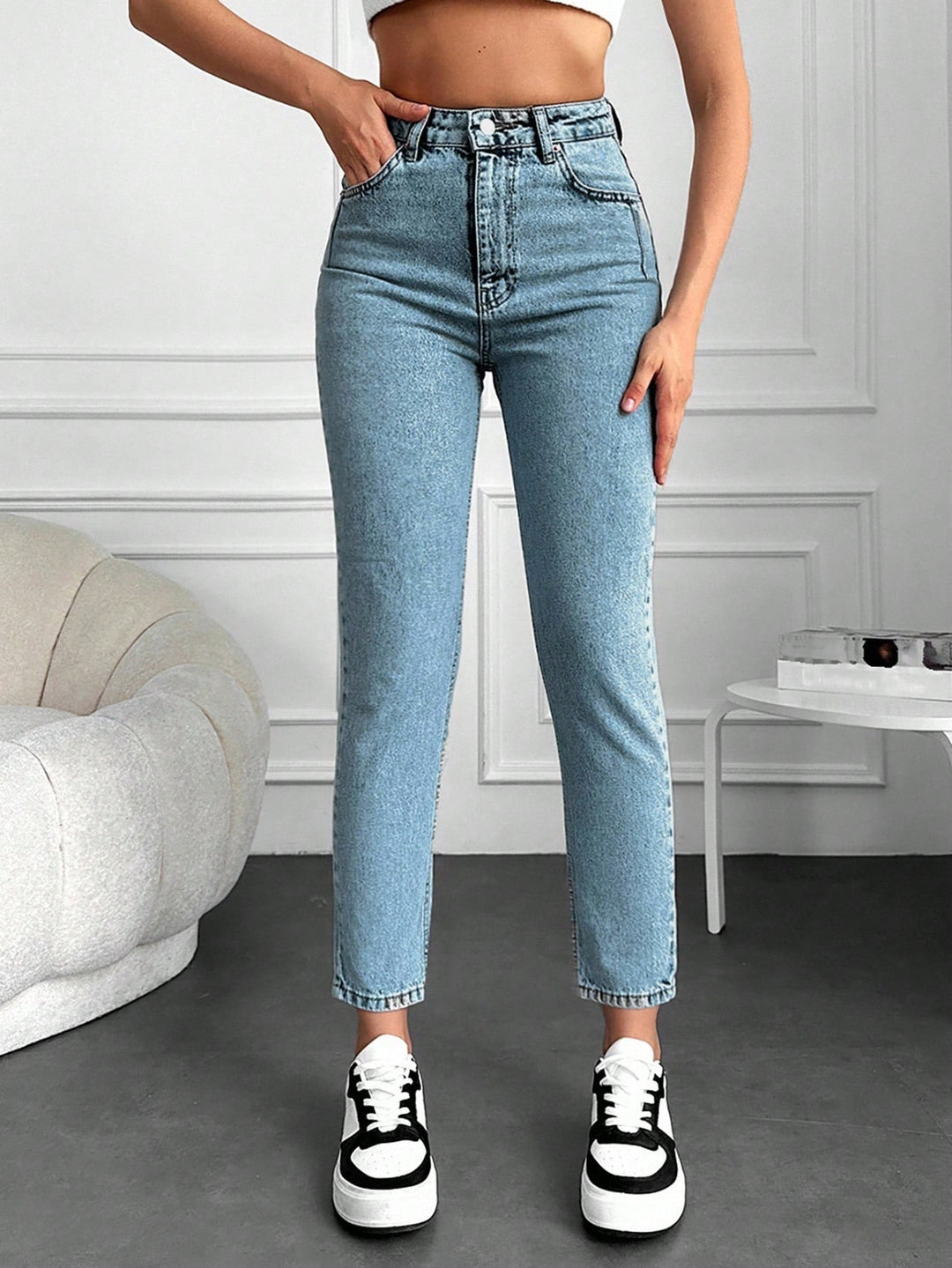 Jeans SHEIN, albastru
