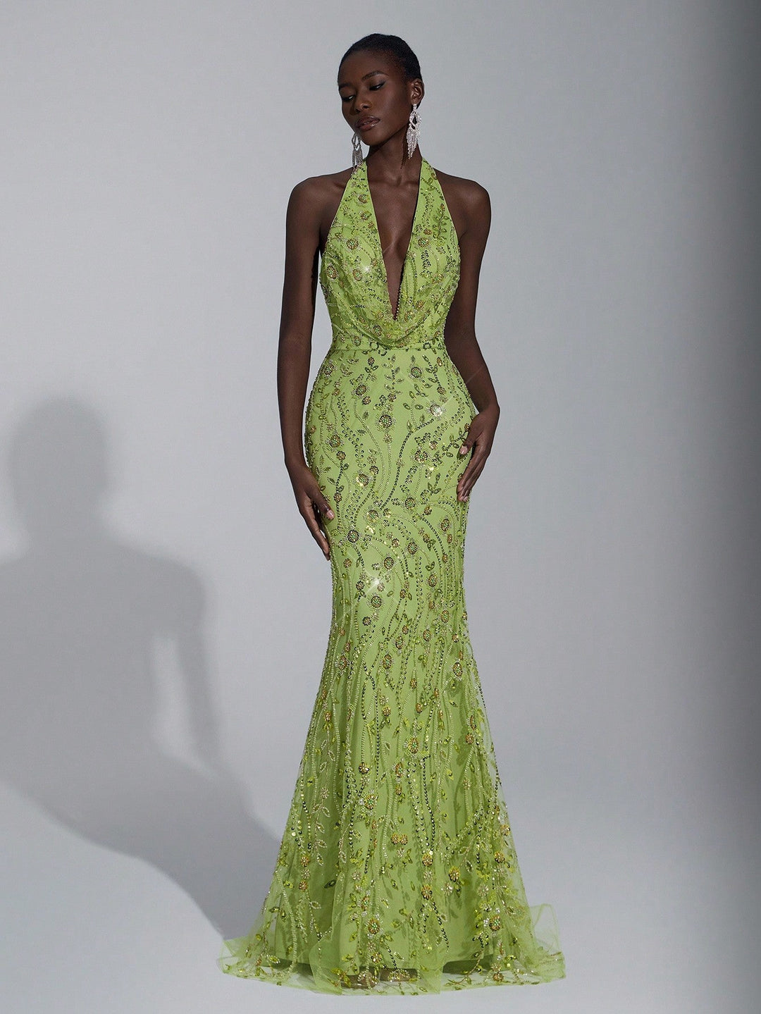 Rochie SHEIN, verde