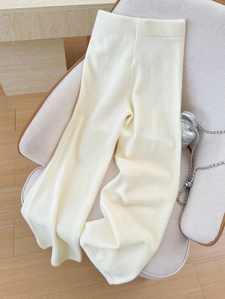 Pantaloni SHEIN, crem