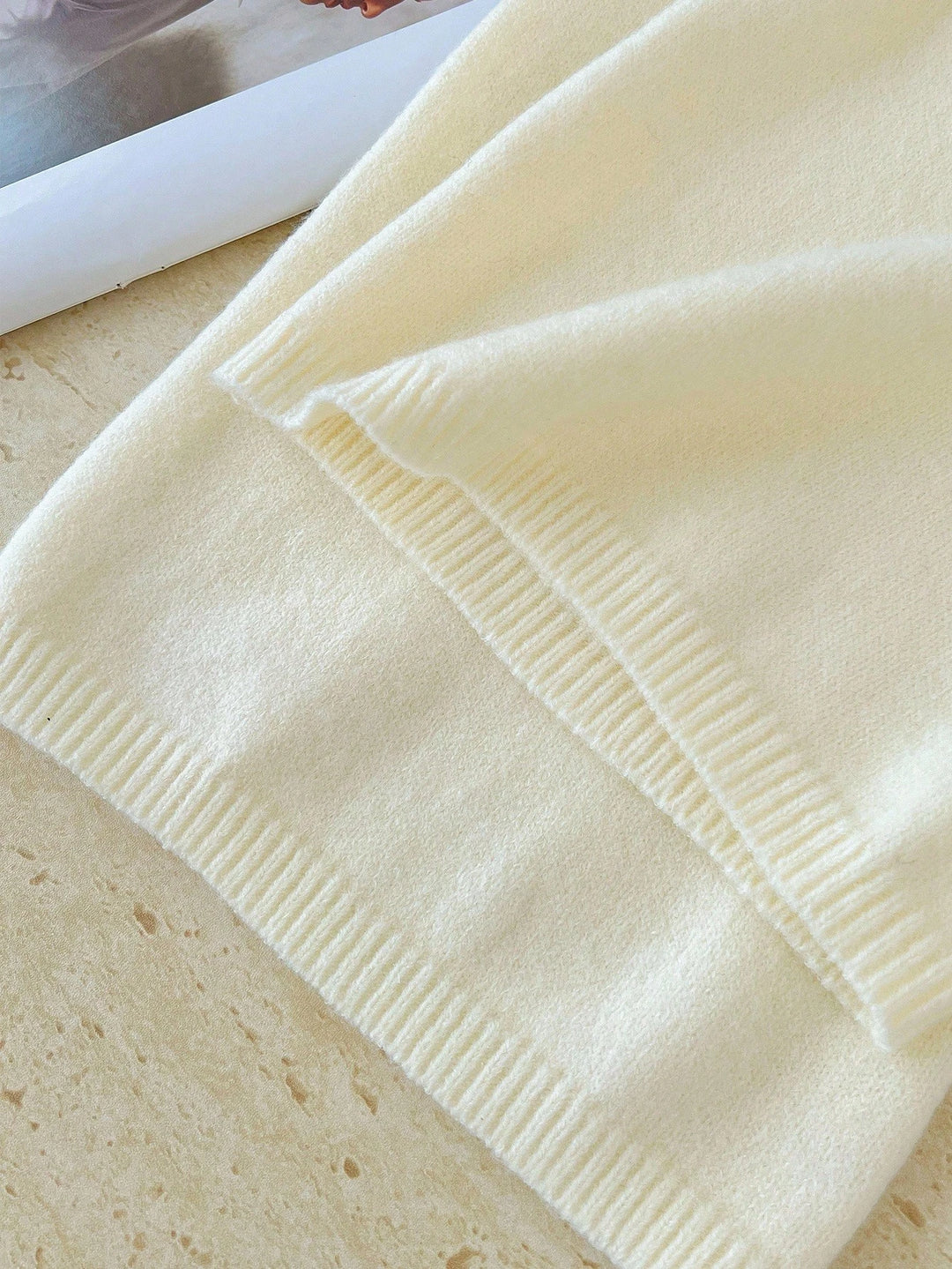Pantaloni SHEIN, crem