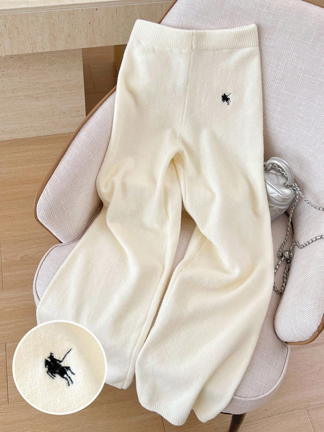 Pantaloni SHEIN, crem