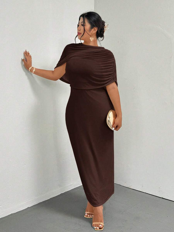 Rochie maxi SHEIN, maro
