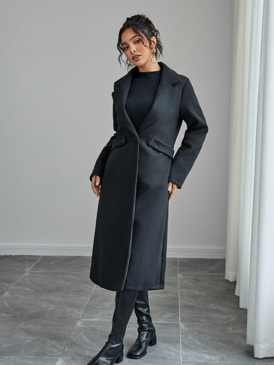 Palton SHEIN, negru