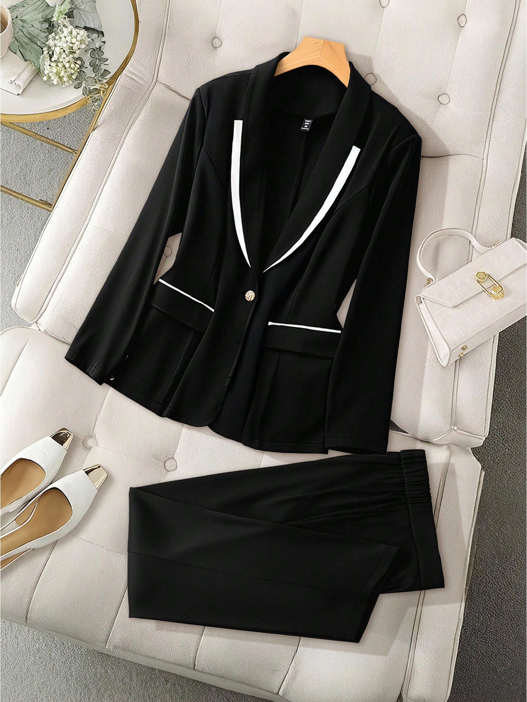 Costum SHEIN, negru