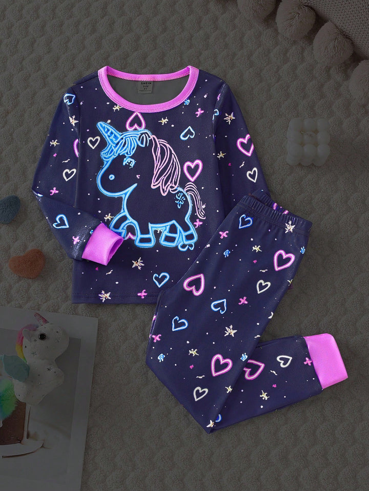 Compleu pijamale SHEIN, mov