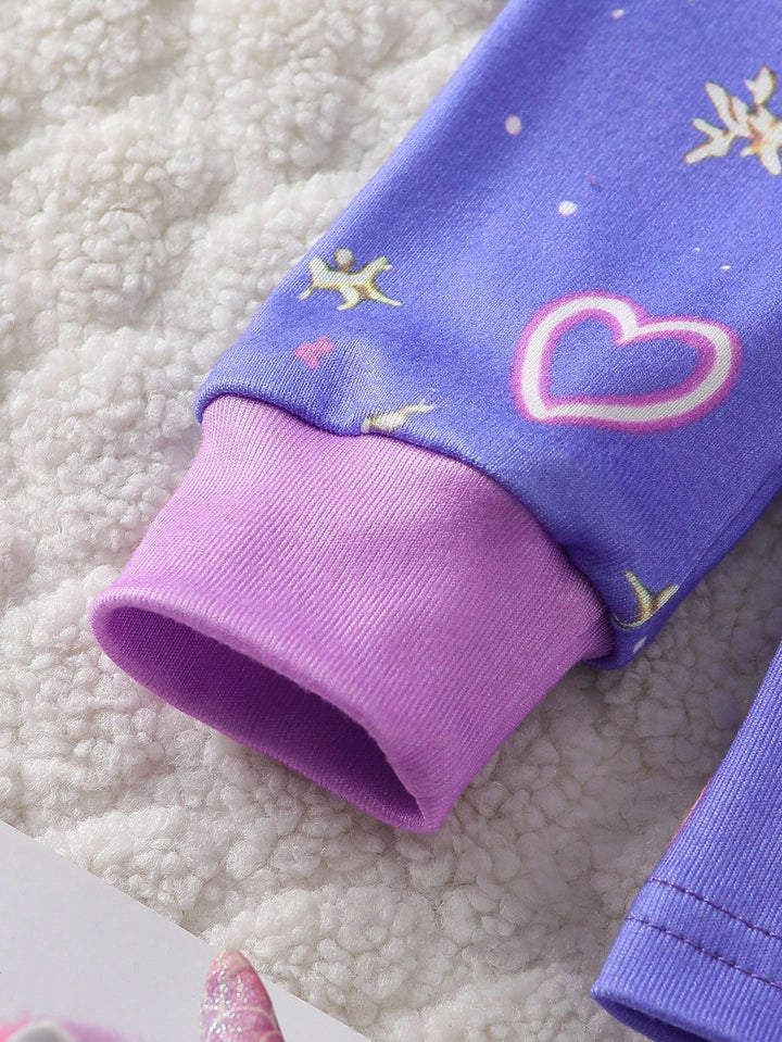 Compleu pijamale SHEIN, mov