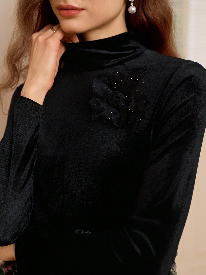 SHEIN maxiruha, fekete