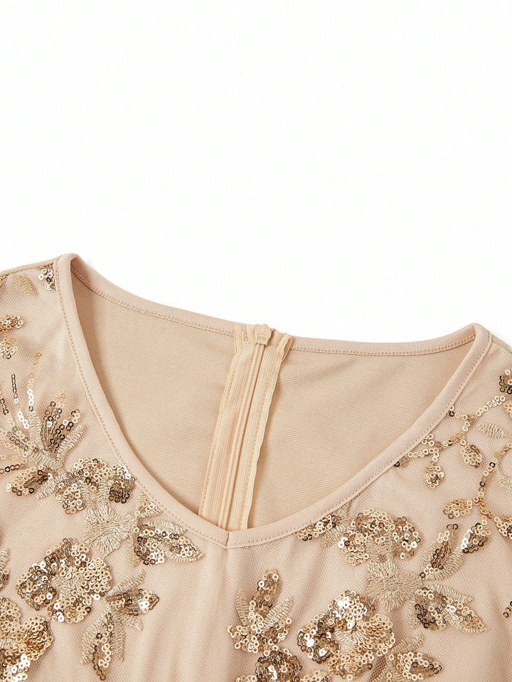 Set rochie și sacou Shein, crem