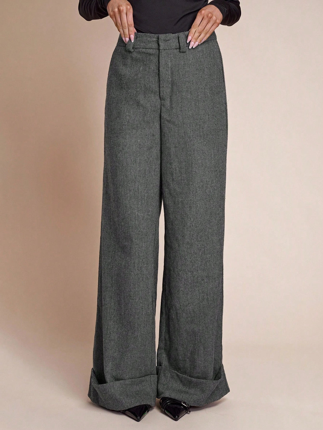 Pantaloni SHEIN, gri