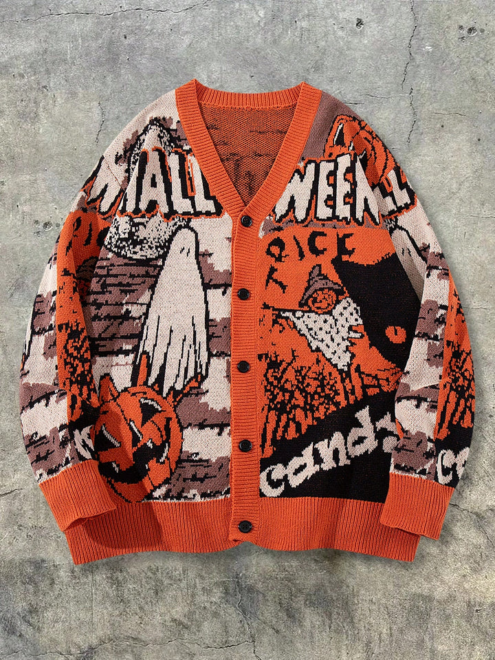 Cardigan SHEIN, portocaliu