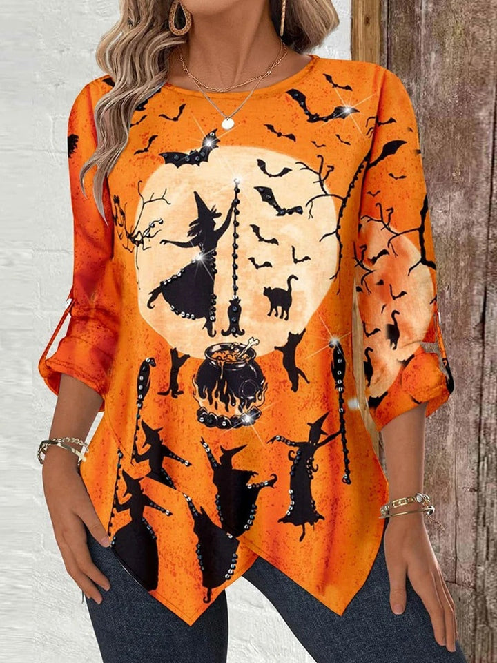 Top SHEIN, portocaliu