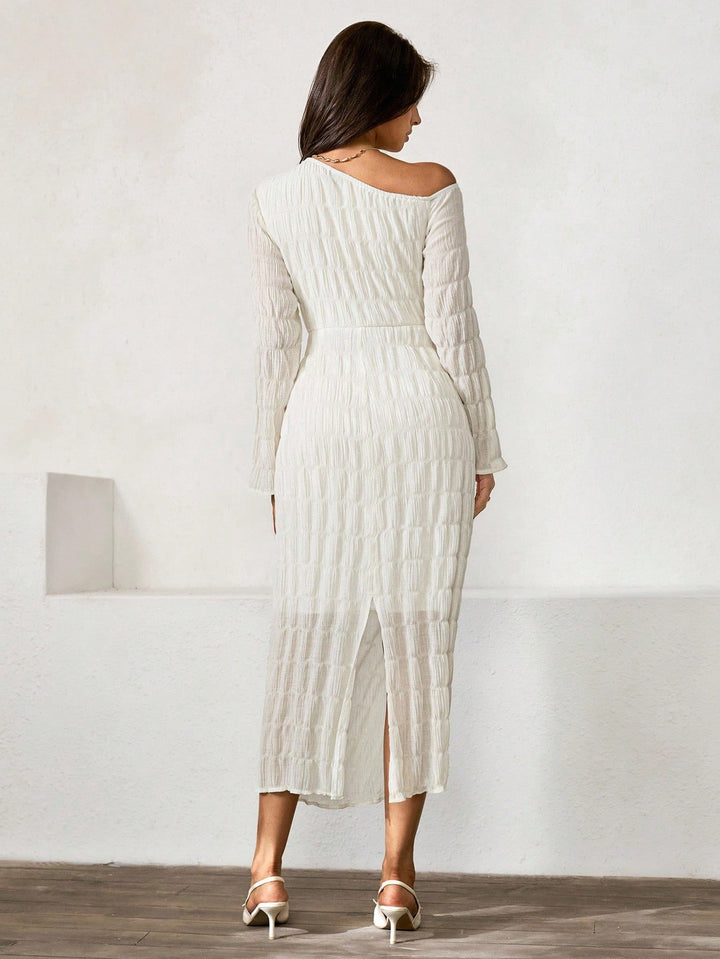 Rochie maxi SHEIN, portocaliu