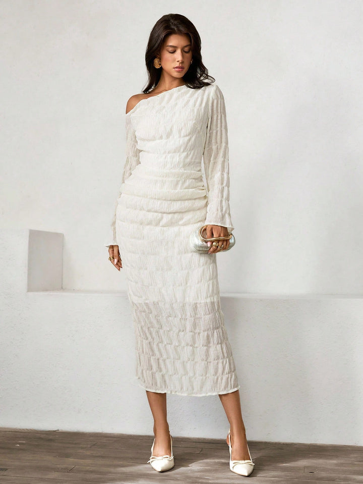 Rochie maxi SHEIN, portocaliu