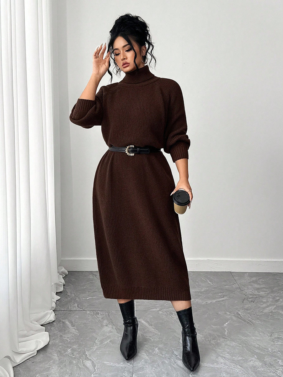 Rochie SHEIN, maro