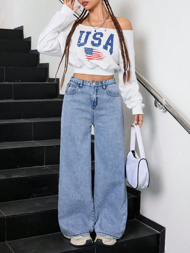 Jeans SHEIN, albastru