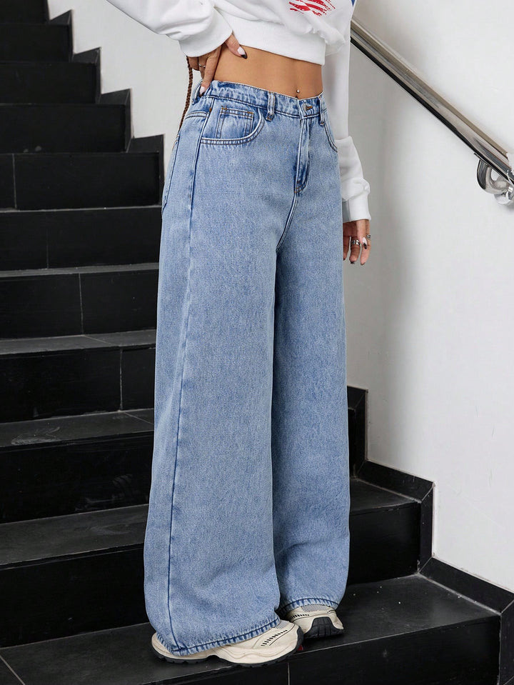 Jeans SHEIN, albastru