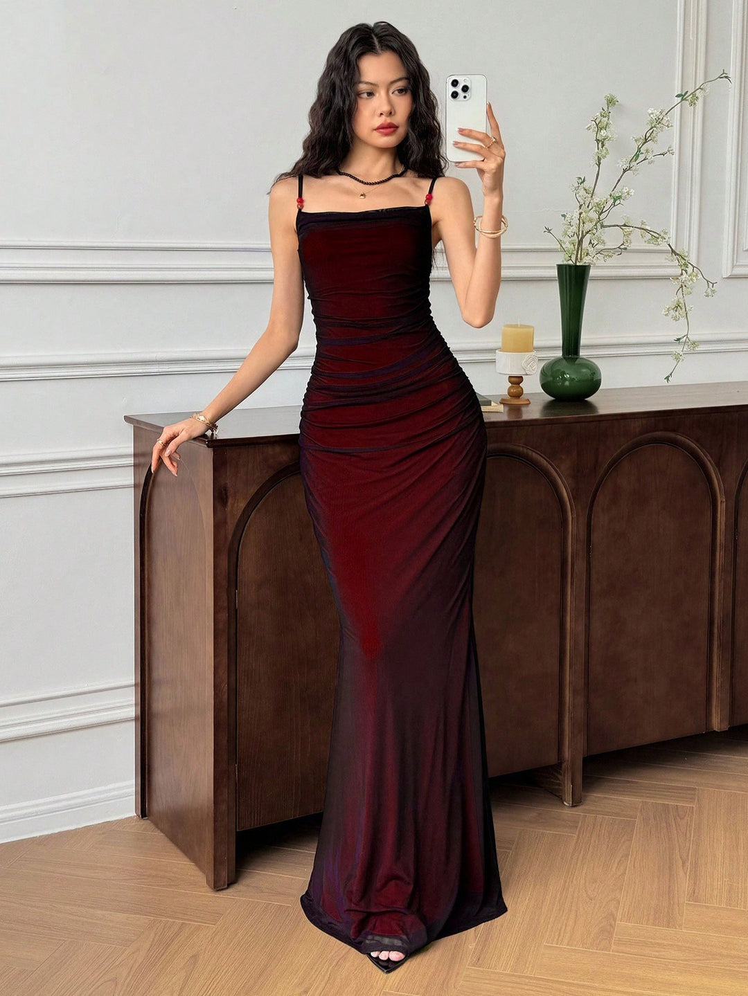 Rochie maxi SHEIN, mix culori