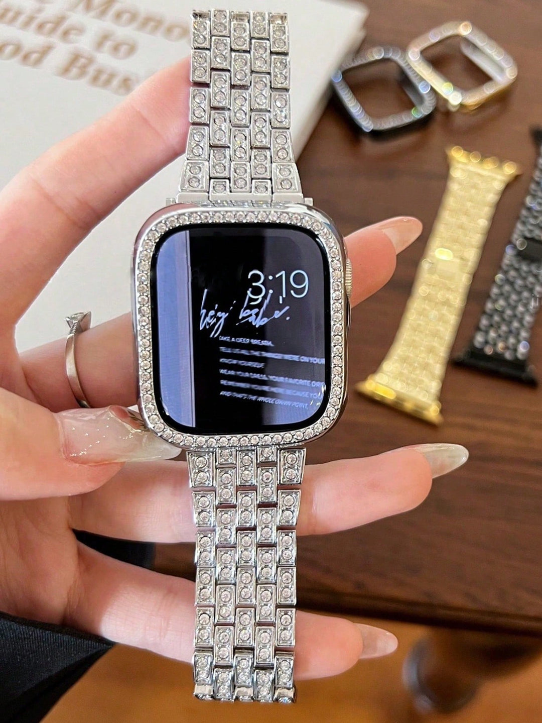 Curea smartwatch SHEIN, argintiu