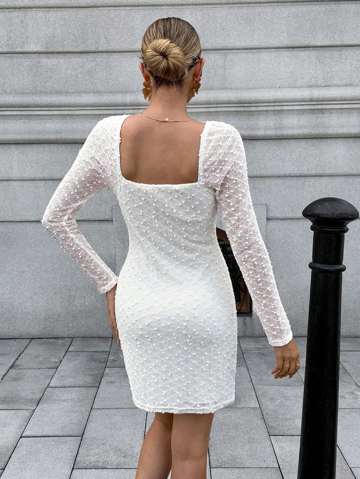 Rochie scurtă SHEIN, bej