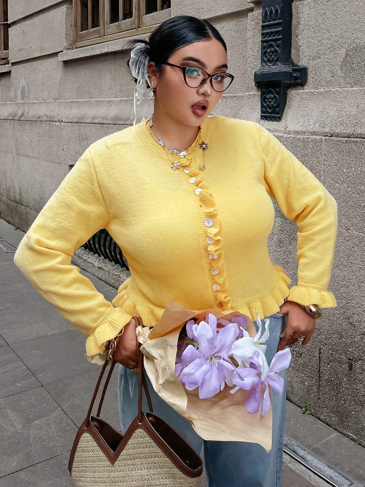Cardigan SHEIN, galben