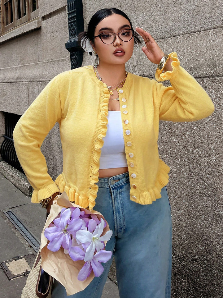 Cardigan SHEIN, galben