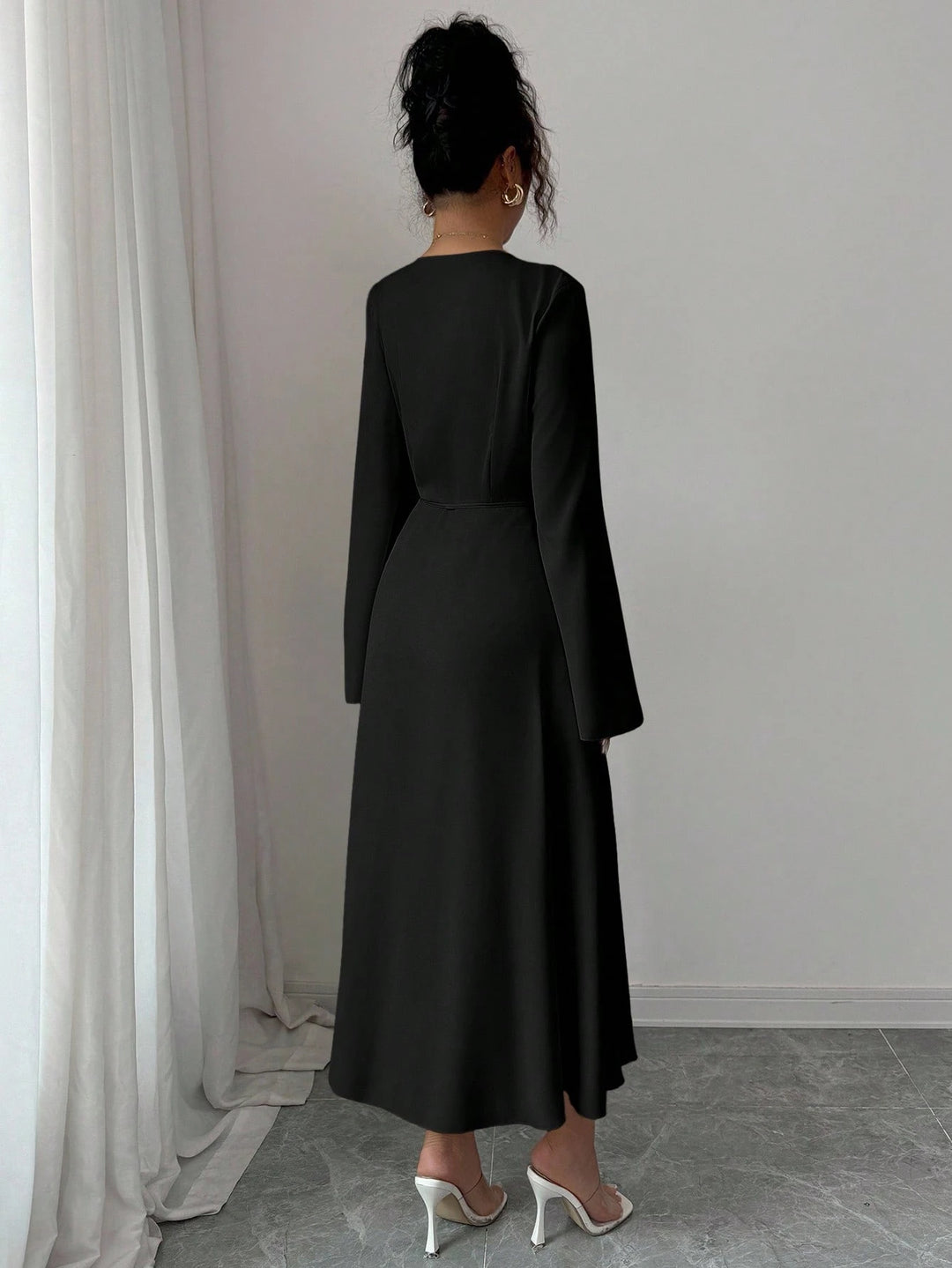 Rochie midi SHEIN, negru