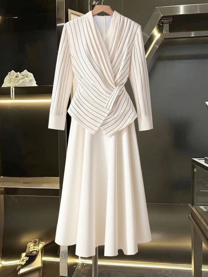 Rochie midi SHEIN, crem