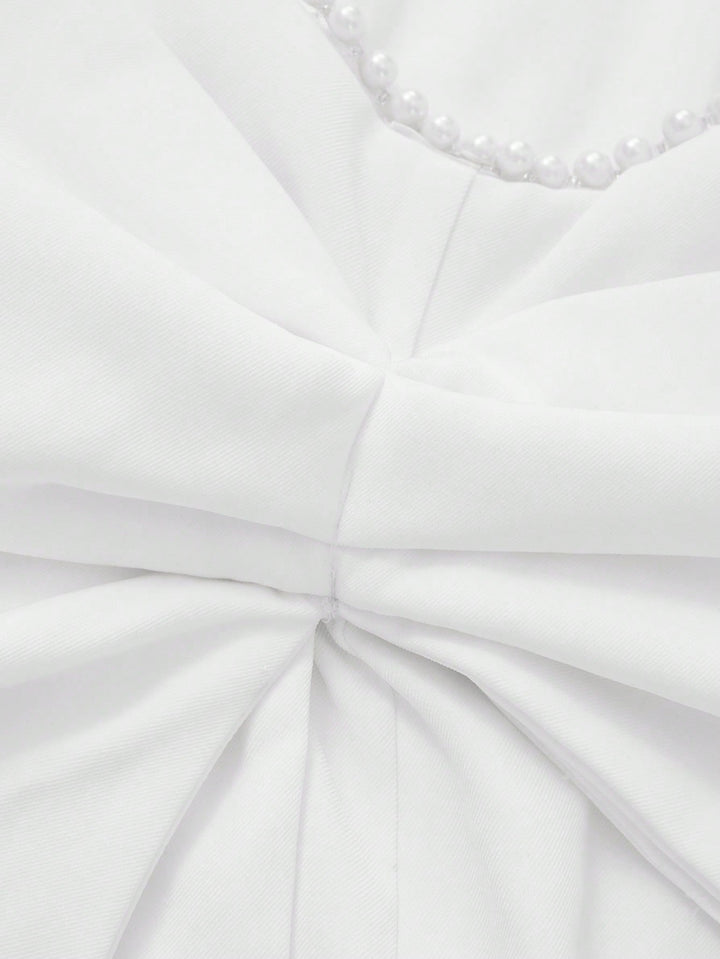 Rochie de ocazie SHEIN, alb