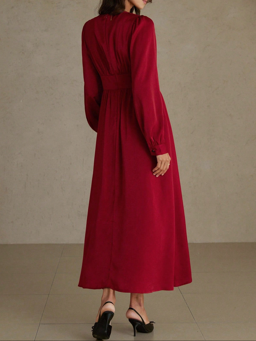 Rochie maxi SHEIN, vișiniu