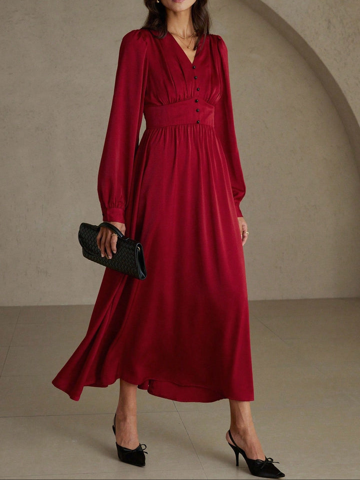 Rochie maxi SHEIN, vișiniu