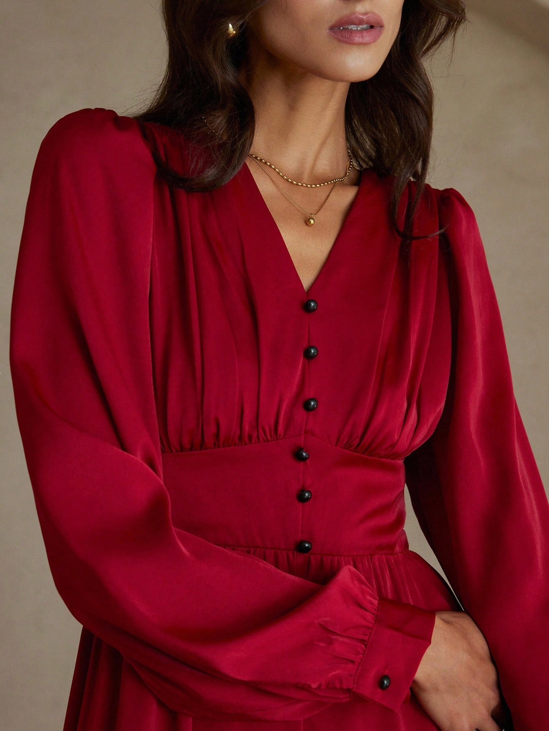 Rochie maxi SHEIN, vișiniu