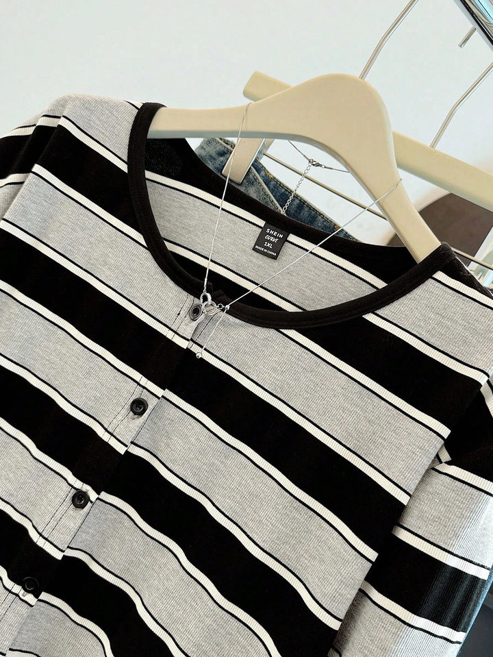 Bluză Shein Curve+, mix culori