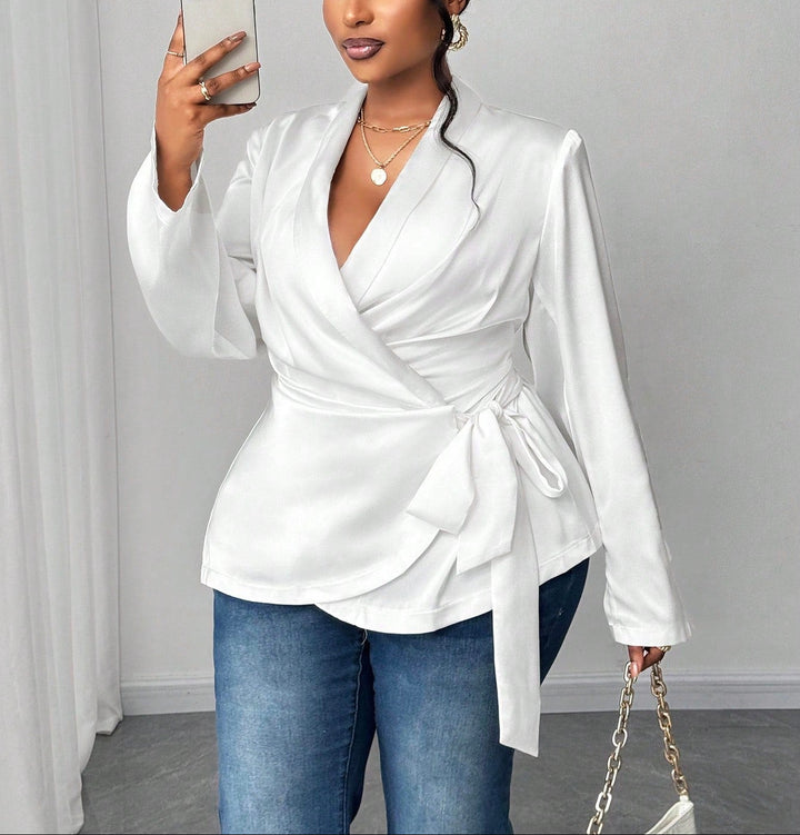 Sacou Shein curve+, alb