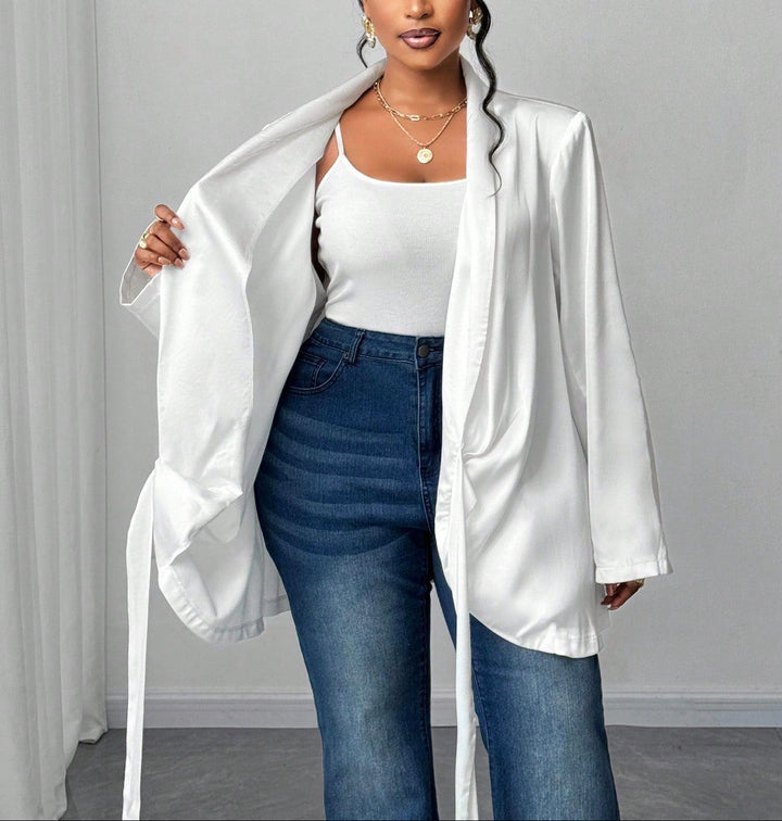Sacou Shein curve+, alb