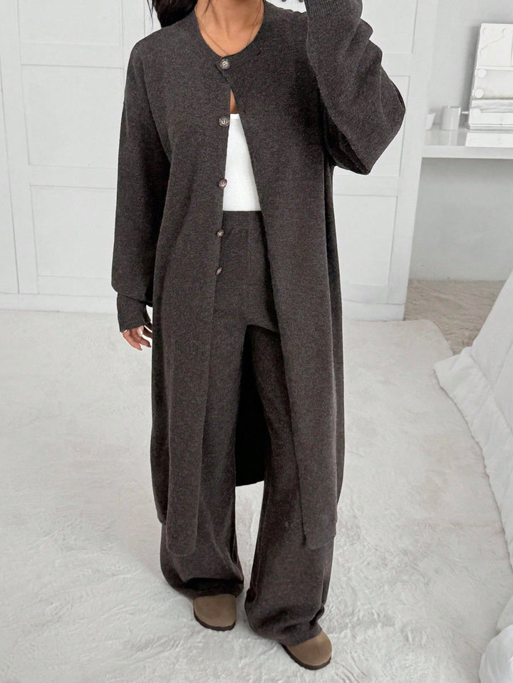 Cardigan SHEIN, maro
