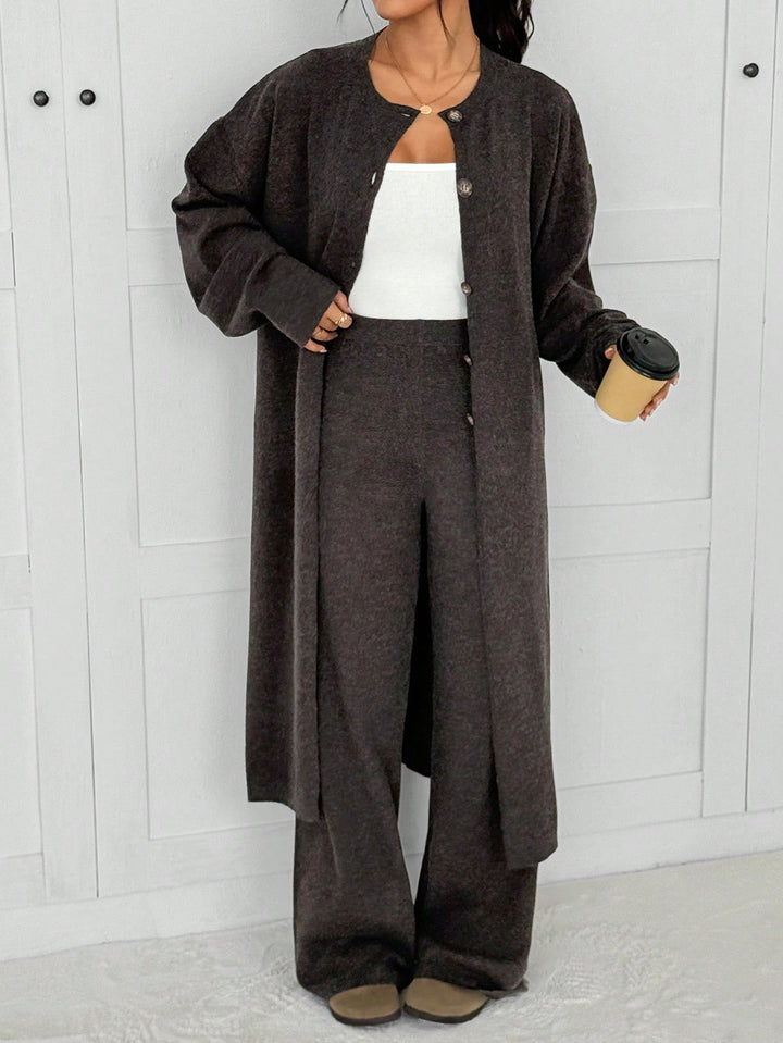 Cardigan SHEIN, maro