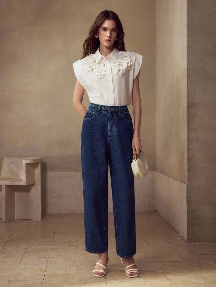 Jeans SHEIN, albastru