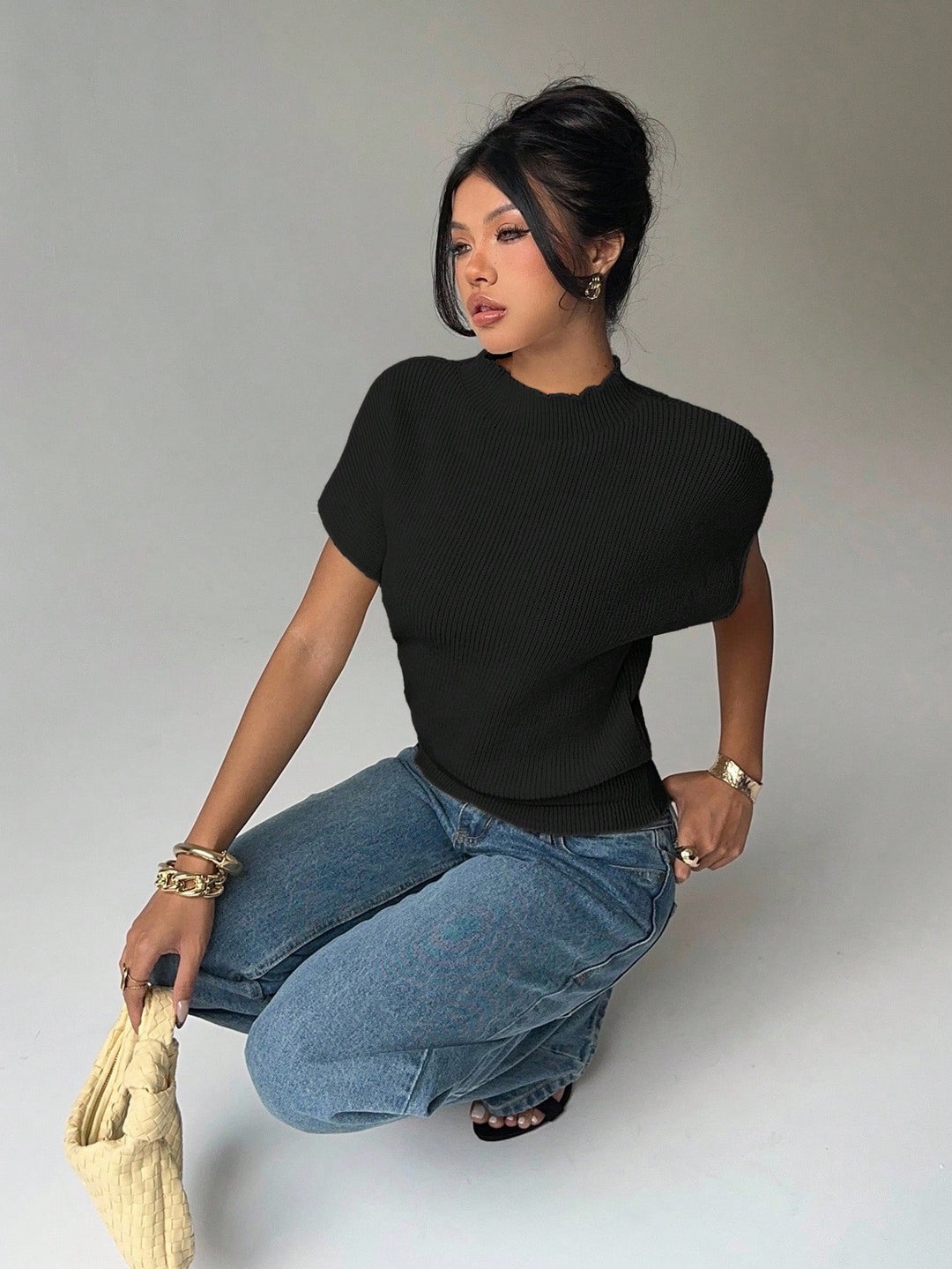 Pulover SHEIN, negru